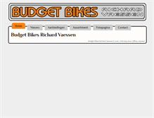 Tablet Screenshot of budgetbikesvaessen.nl